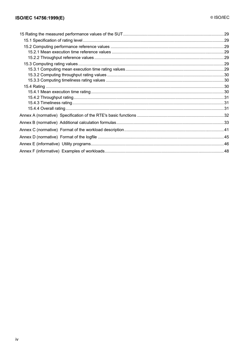 ISO/IEC 14756:1999 ISO/IEC 14756:1999 - Information technology — Measurement and rating of performance of computer-based software systems
Released:12/16/1999 - Page 4 preview