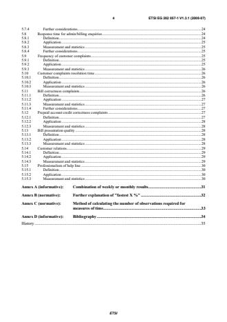 SIST-V ETSI/EG 202 057-1 V1.3.1:2009 ETSI EG 202 057-1 V1.3.1 (2008-07) - Speech Processing, Transmission and Quality Aspects (STQ); User related QoS parameter definitions and measurements; Part 1: General - Page 4 preview
