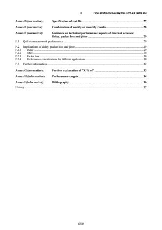 SIST-V ETSI/EG 202 057-4 V1.2.1:2009 ETSI EG 202 057-4 V1.2.0 (2008-05) - Speech Processing, Transmission and Quality Aspects (STQ); User related QoS parameter definitions and measurements; Part 4: Internet access - Page 4 preview