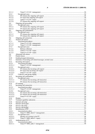 SIST EN 300 444 V2.1.1:2009 ETSI EN 300 444 V2.1.1 (2008-10) - Digital Enhanced Cordless Telecommunications (DECT); Generic Access Profile (GAP) - Page 4 preview