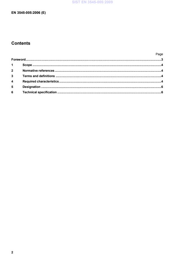 EN 3545-005:2006 EN 3545-005:2009 - Page 4 preview