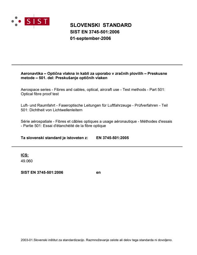 EN 3745-501:2006