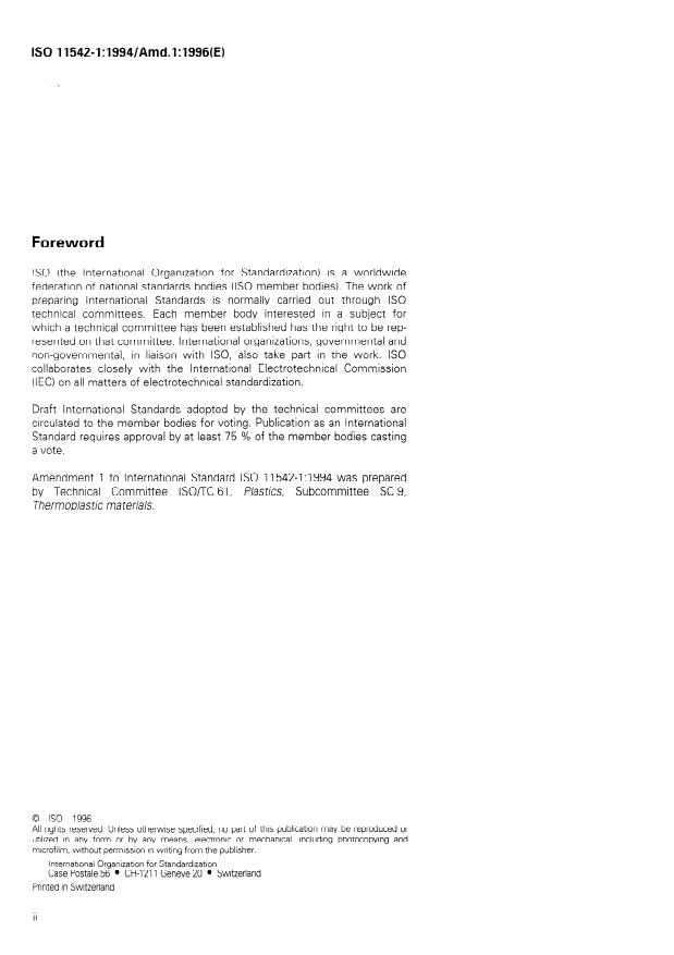 ISO 11542-1:1994/Amd 1:1996 ISO 11542-1:1994/Amd 1:1996 - Page 2 preview