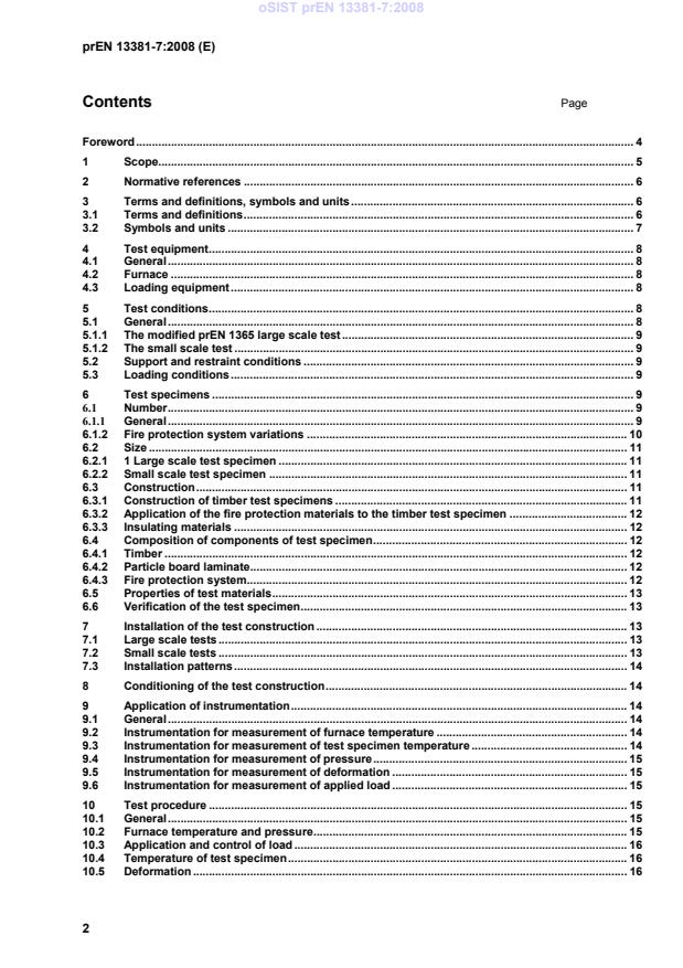 prEN 13381-7 prEN 13381-7:2008 - Page 4 preview