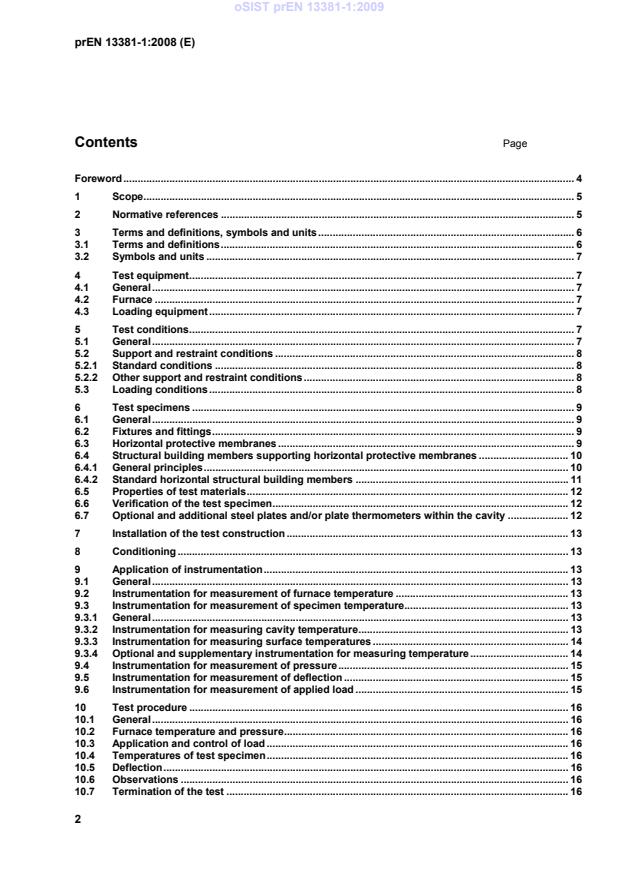 oSIST prEN 13381-1:2009 oSIST prEN 13381-1:2009 - Page 4 preview