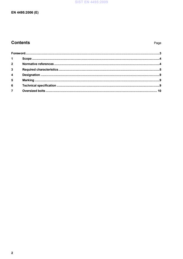 EN 4495:2006 EN 4495:2009 - Page 4 preview