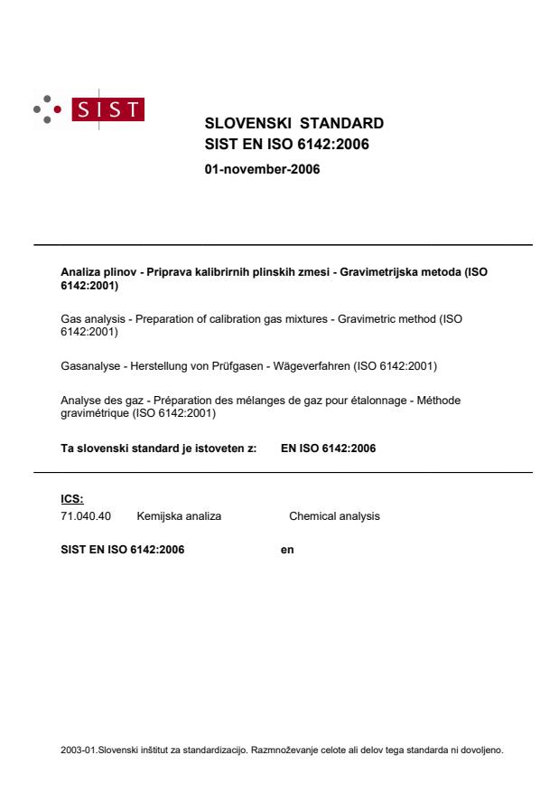 EN ISO 6142:2006