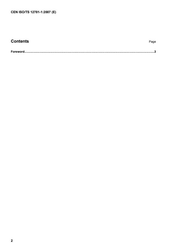 CEN ISO/TS 12781-1:2007 TS CEN ISO/TS 12781-1:2008 - Page 4 preview