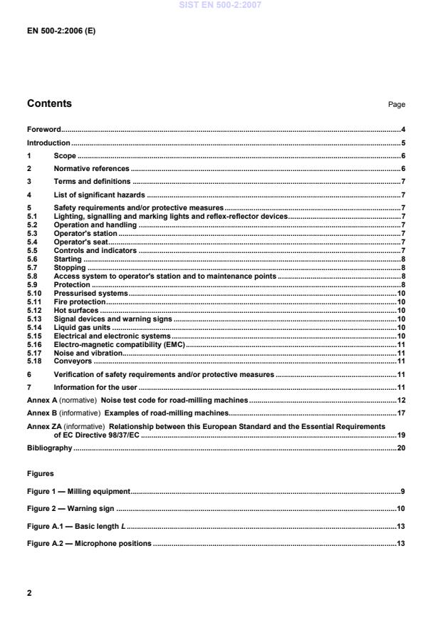 EN 500-2:2006 EN 500-2:2007 - Page 4 preview