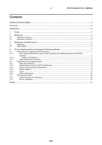 ETSI TS 186 014-1 V2.1.1 (2009-05) - Telecommunications and Internet converged Services and Protocols for Advanced Networking (TISPAN); PSTN/ISDN simulation services: Communication Diversion (CDIV); Part 1: Protocol Implementation Conformance Statement (PICS)