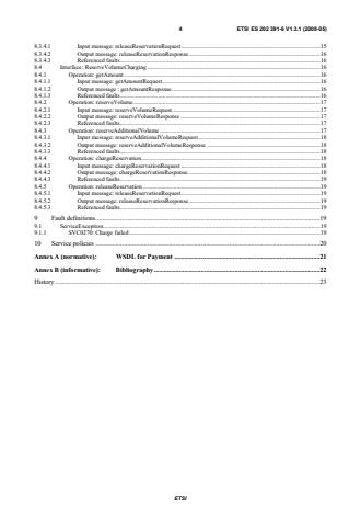 SIST ES 202 391-6 V1.3.1:2008 ETSI ES 202 391-6 V1.3.1 (2008-05) - Open Service Access (OSA); Parlay X Web Services; Part 6: Payment (Parlay X 2) - Page 4 preview