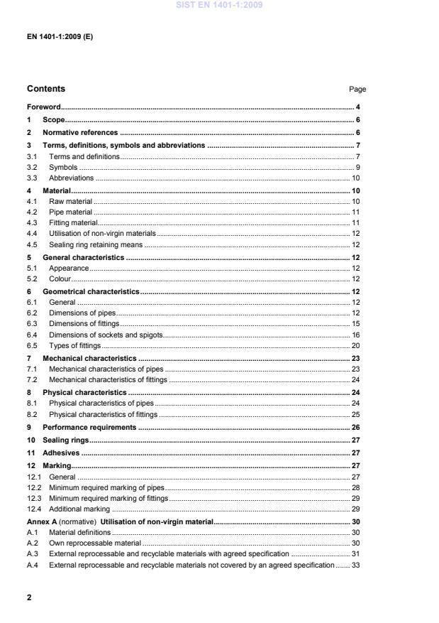 EN 1401-1:2009 EN 1401-1:2009 - Page 4 preview