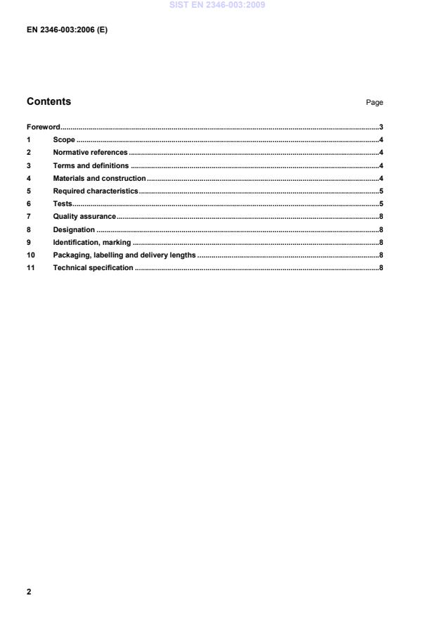 EN 2346-003:2006 EN 2346-003:2009 - Page 4 preview