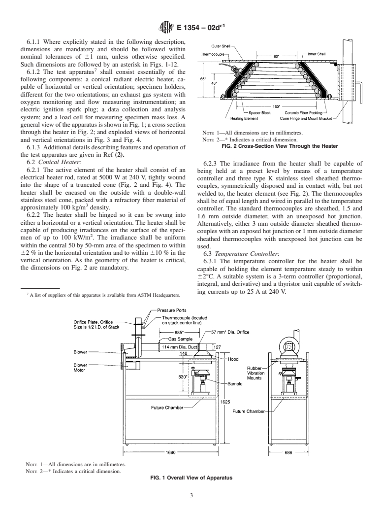 ASTM E1354-02de1 - Standard Test Method for Heat and Visible Smoke Release Rates for Materials and Products Using an Oxygen Consumption Calorimeter