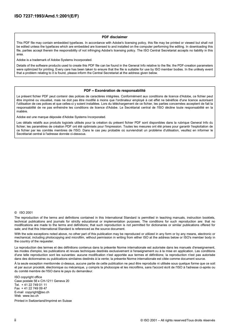 ISO 7237:1993/Amd 1:2001 ISO 7237:1993/Amd 1:2001 - Page 2 preview