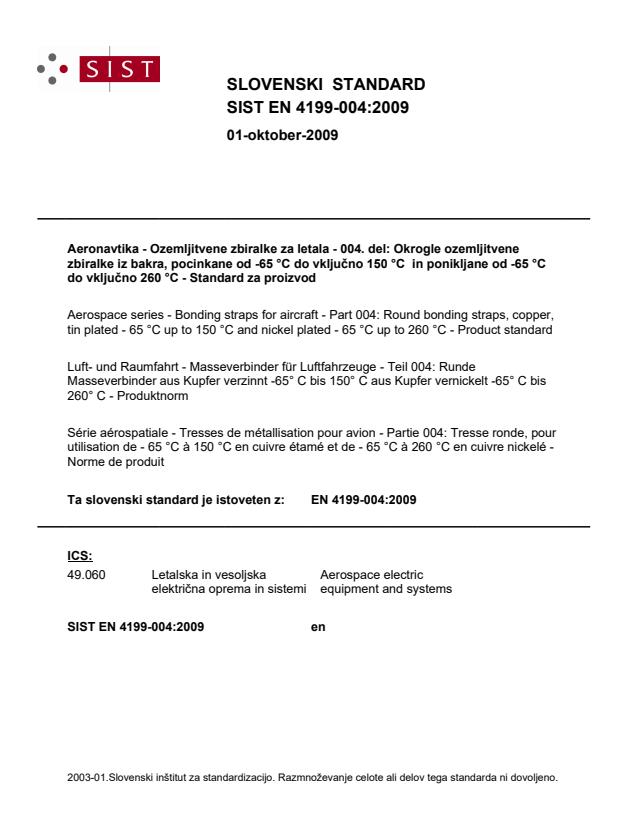 EN 4199-004:2009
