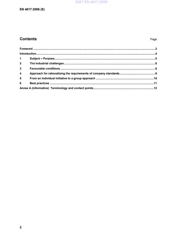 EN 4617:2006 EN 4617:2009 - Page 4 preview