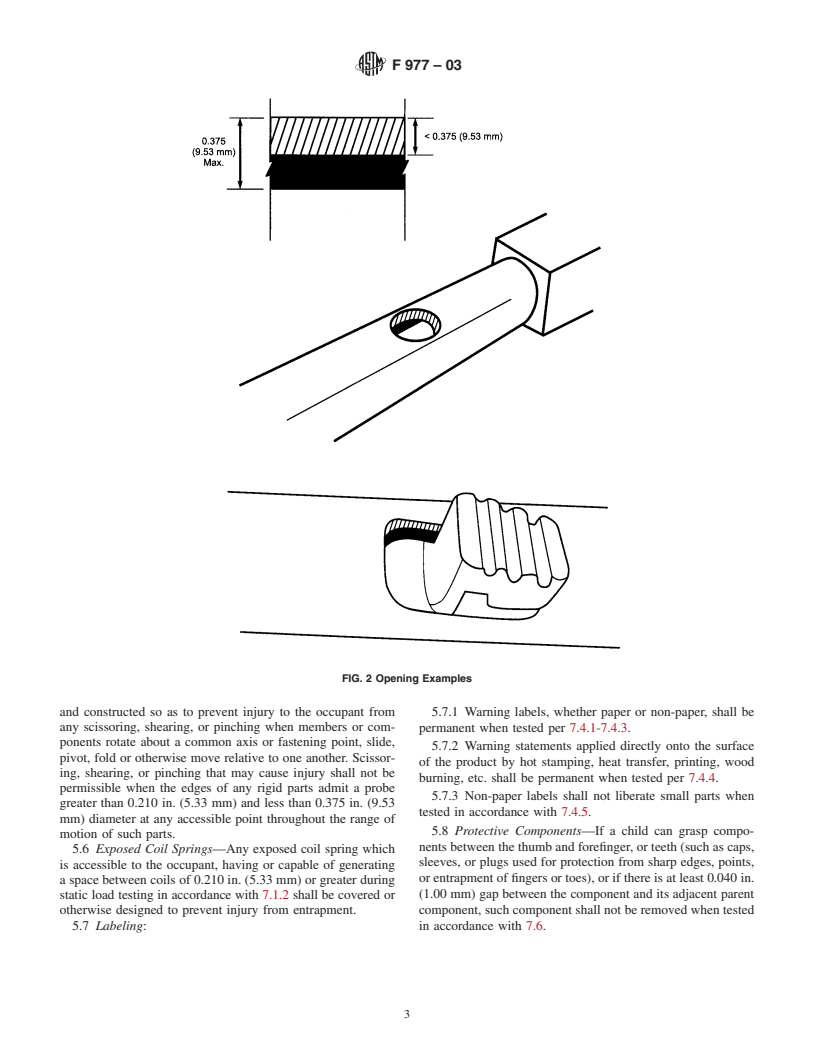 ASTM F977-03 - Standard Consumer Safety Specification for Infant Walkers