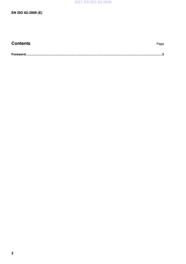 EN ISO 62:2008 EN ISO 62:2009 - Page 4 preview