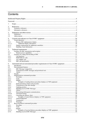 ETSI EN 300 338-3 V1.1.1 (2010-02) - Electromagnetic compatibility and Radio spectrum Matters (ERM); Technical characteristics and methods of measurement for equipment for generation, transmission and reception of Digital Selective Calling (DSC) in the maritime MF, MF/HF and/or VHF mobile service; Part 3: Class D DSC