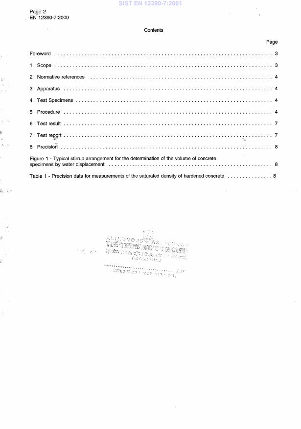 EN 12390-7:2000 EN 12390-7:2001 - Page 4 preview