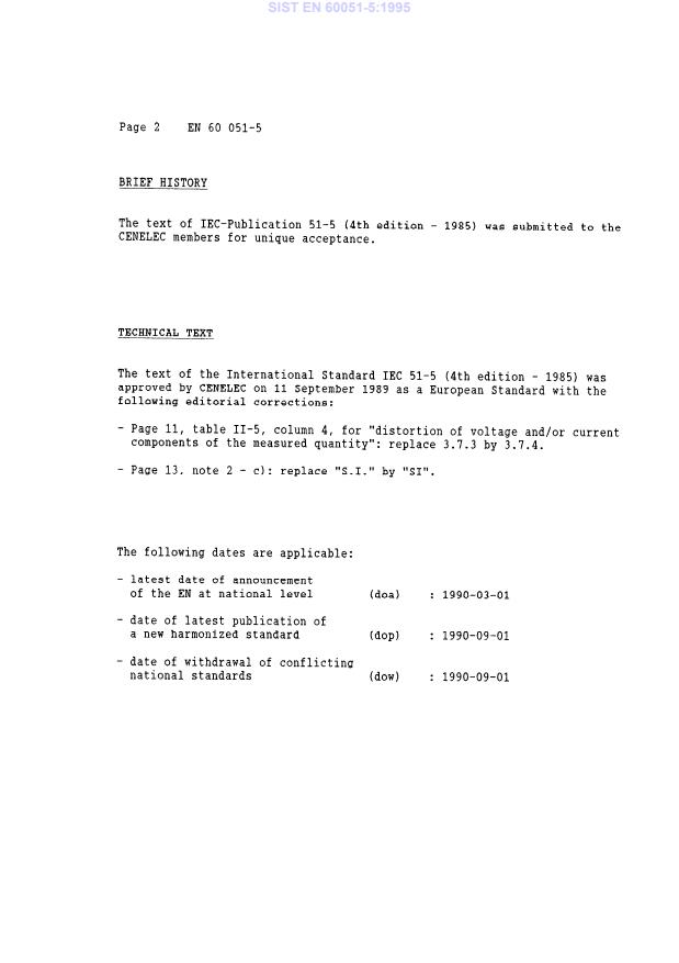 EN 60051-5:1989 EN 60051-5:1995 - Page 4 preview
