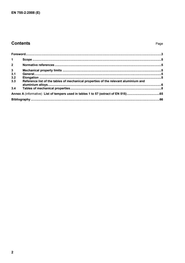 EN 755-2:2008 EN 755-2:2008 - Page 4 preview