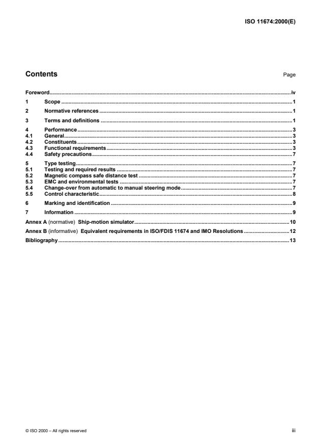 ISO 11674:2000 - Ships and marine technology -- Heading control systems