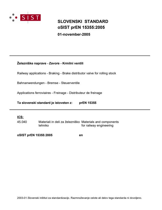 prEN 15355:2005