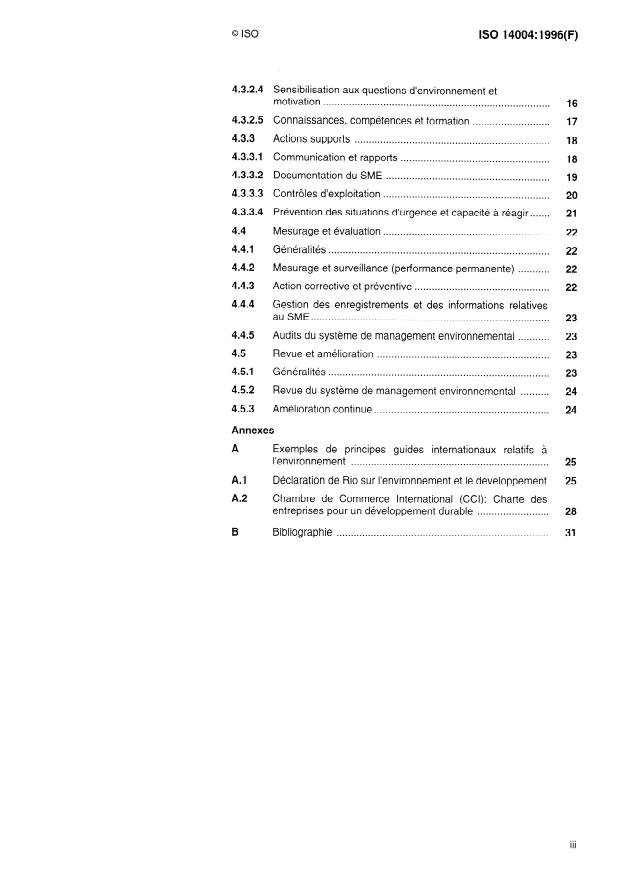 ISO 14004:1996 - Systemes de management environnemental -- Lignes directrices générales concernant les principes, les systemes et les techniques de mise en oeuvre