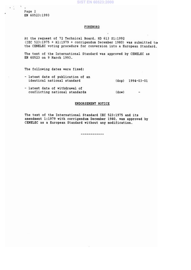 EN 60523:1993 EN 60523:2000 - Page 4 preview