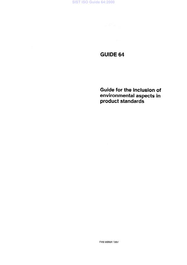 ISO Guide 64:2000