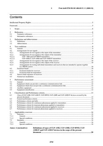 ETSI EN 301 489-29 V1.1.1 (2008-12) - Electromagnetic compatibility and Radio spectrum Matters (ERM); ElectroMagnetic Compatibility (EMC) standard for radio equipment and services; Part 29: Specific conditions for Medical Data Service Devices (MEDS) operating in the 401 MHz to 402 MHz and 405 MHz to 406 MHz bands