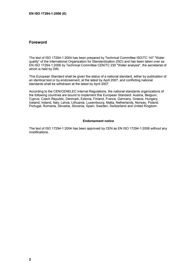 EN ISO 17294-1:2006 EN ISO 17294-1:2007 - Page 4 preview