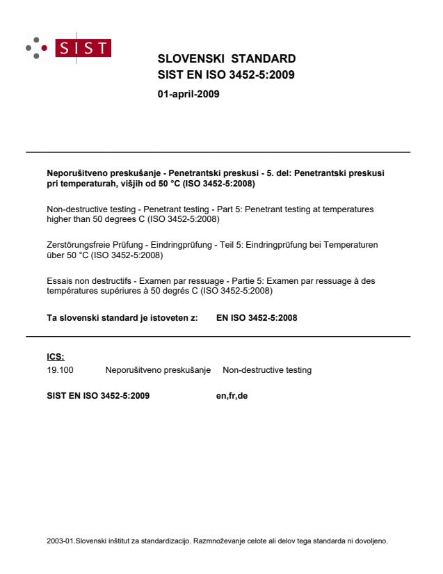 EN ISO 3452-5:2009