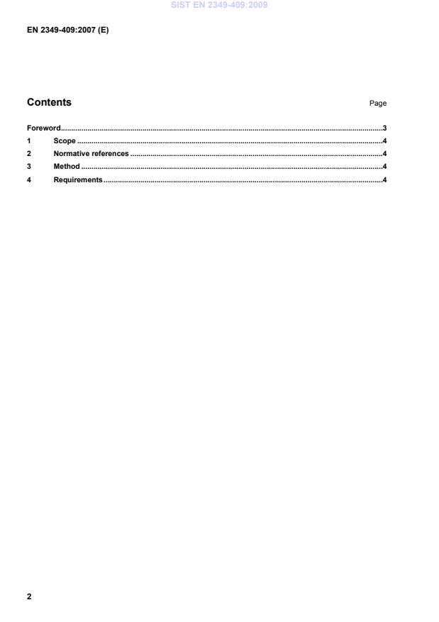 EN 2349-409:2007 EN 2349-409:2009 - Page 4 preview