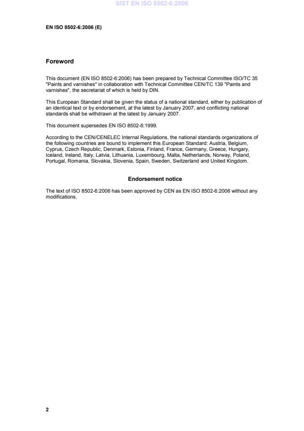 EN ISO 8502-6:2006 EN ISO 8502-6:2006 - Page 4 preview