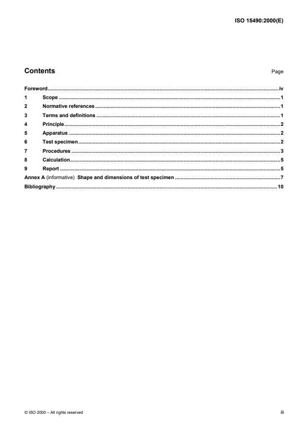 ISO 15490:2000 - Fine ceramics (advanced ceramics, advanced technical ceramics) -- Test method for tensile strength of monolithic ceramics at room temperature