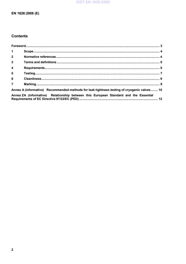 EN 1626:2008 EN 1626:2009 - Page 4 preview