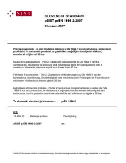 FprEN 1866-2 prEN 1866-2:2007 - Page 1 preview