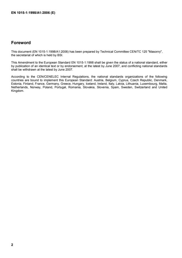 EN 1015-1:1998/A1:2006 EN 1015-1:1999/A1:2007 - Page 4 preview