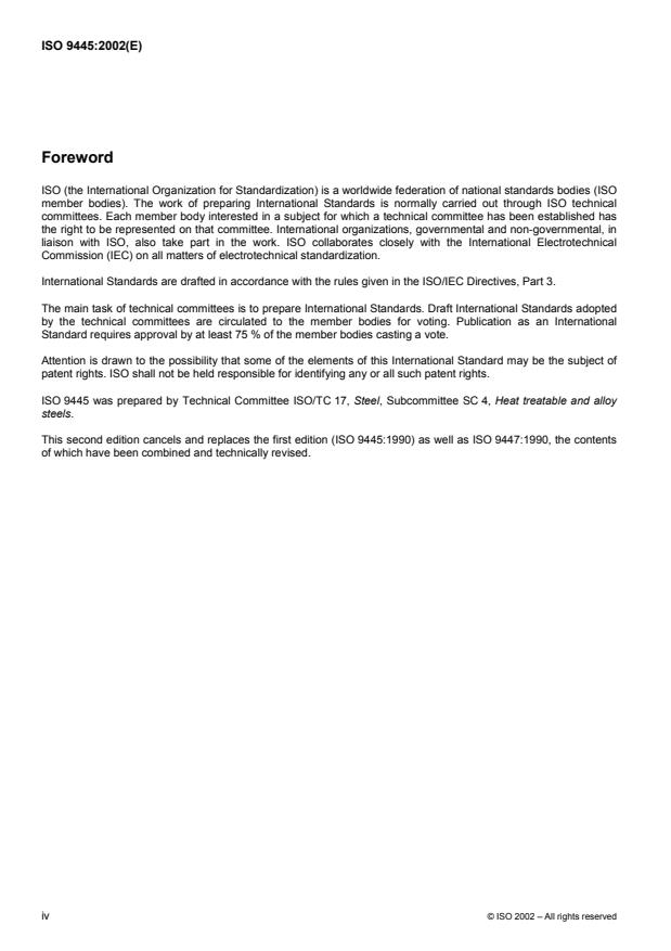 ISO 9445:2002 ISO 9445:2002 - Continuously cold-rolled stainless steel narrow strip, wide strip, plate/sheet and cut lengths -- Tolerances on dimensions and form - Page 4 preview