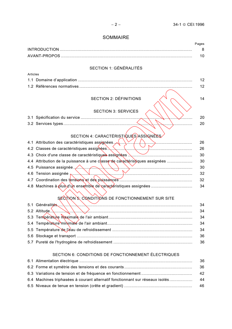 IEC 60034-1:1996 IEC 60034-1:1996 - Rotating electrical machines - Part 1: Rating and performance
Released:12/5/1996 - Page 4 preview
