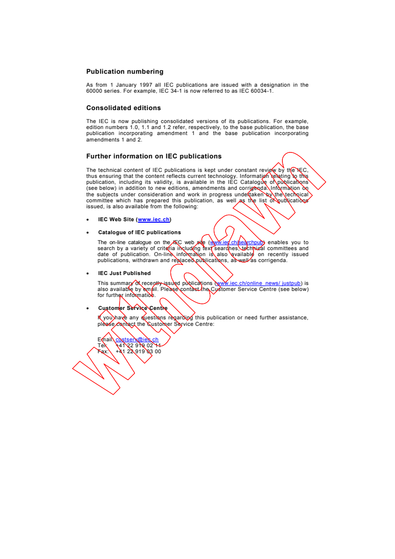 IEC 60034-1:1996 IEC 60034-1:1996+AMD1:1997+AMD2:1999 CSV - Rotating electrical machines - Part 1: Rating and performance
Released:8/31/1999 - Page 2 preview