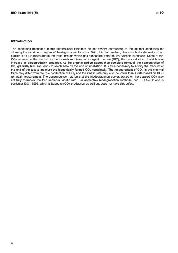 ISO 9439:1999 ISO 9439:1999 - Water quality — Evaluation of ultimate aerobic biodegradability of organic compounds in aqueous medium — Carbon dioxide evolution test
Released:3/4/1999 - Page 4 preview