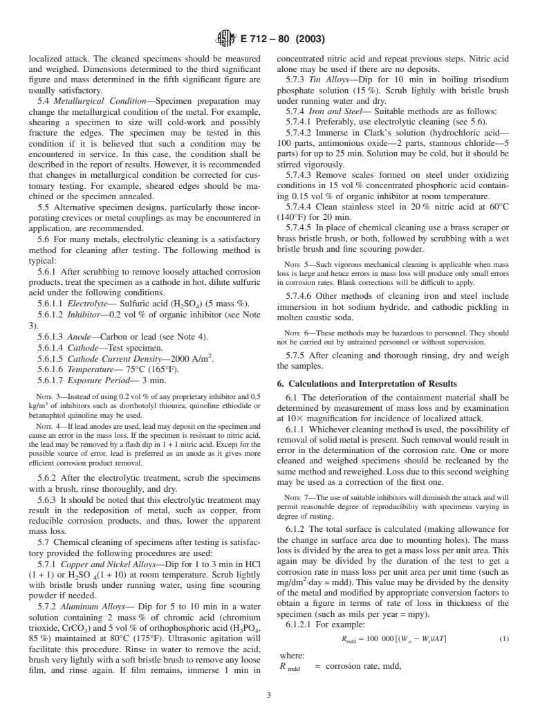 ASTM E712-80(2003) - Standard Practice for Laboratory Screening of Metallic Containment Materials for Use With Liquids in Solar Heating and Cooling Systems