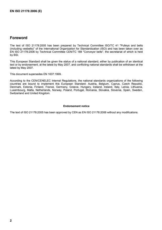 EN ISO 21178:2006 EN ISO 21178:2007 - Page 4 preview