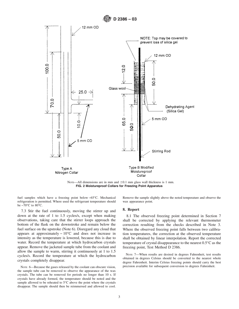 ASTM D2386-03 - Standard Test Method for Freezing Point of Aviation Fuels