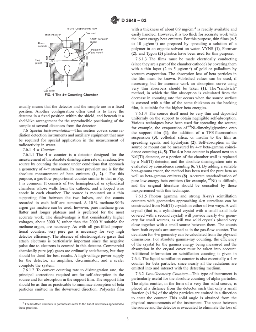 ASTM D3648-03 - Standard Practices for the Measurement of Radioactivity