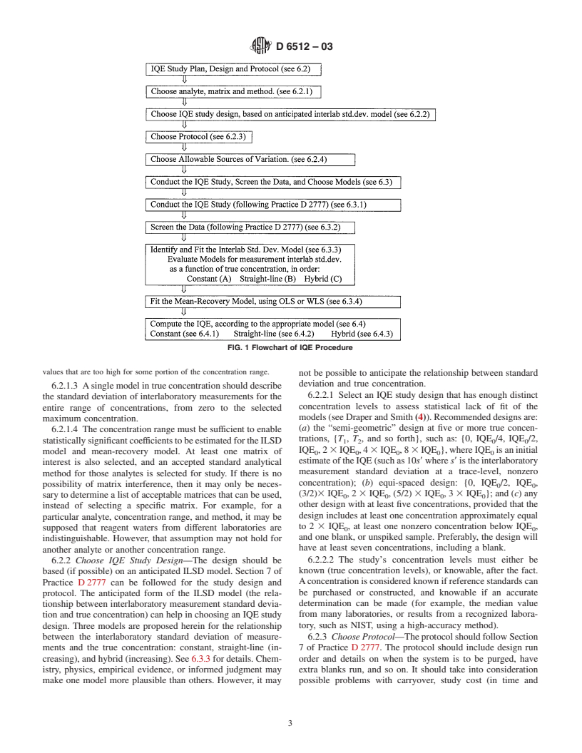 ASTM D6512-03 - Standard Practice for Interlaboratory Quantitation Estimate